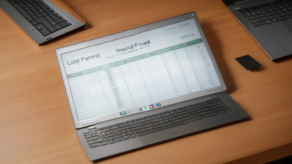 Excel-Tabelle zum Kostenvergleich spiritueller Ausbildungen und Kursanbieter auf einem Laptop-Bildschirm