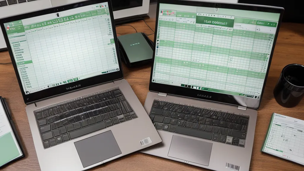 Eine Excel-Tabelle auf einem Laptop, die Kosten und Nutzen verschiedener Heiler-Ausbildungen vergleicht.
